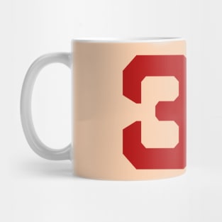 Red Softball Mug